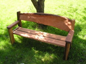 Driftwood bench 3