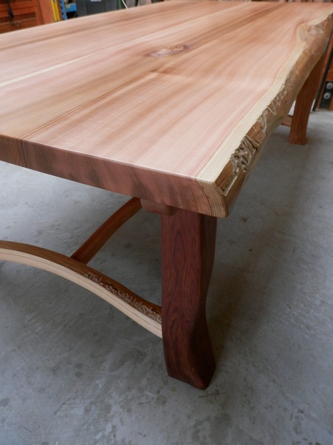 Red Cedar Dining Table - Cedar Sustainable Woodwork