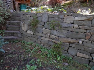 drystack garden wall