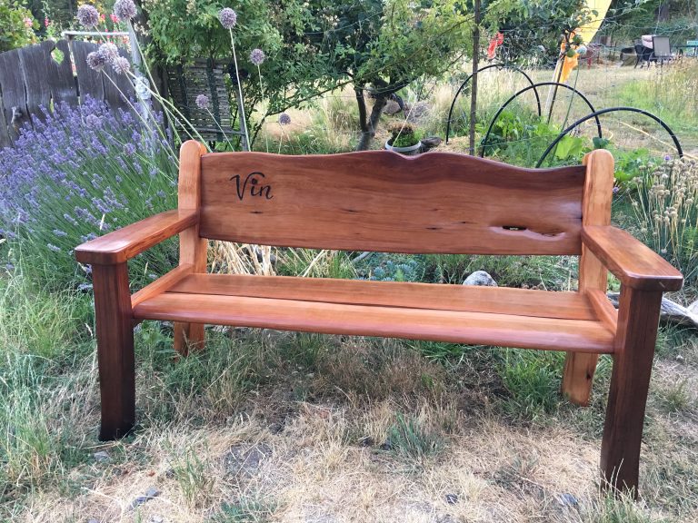 Cedar Bench Thuja Wood Art Reclaimed Cedar Furniture Wood Art