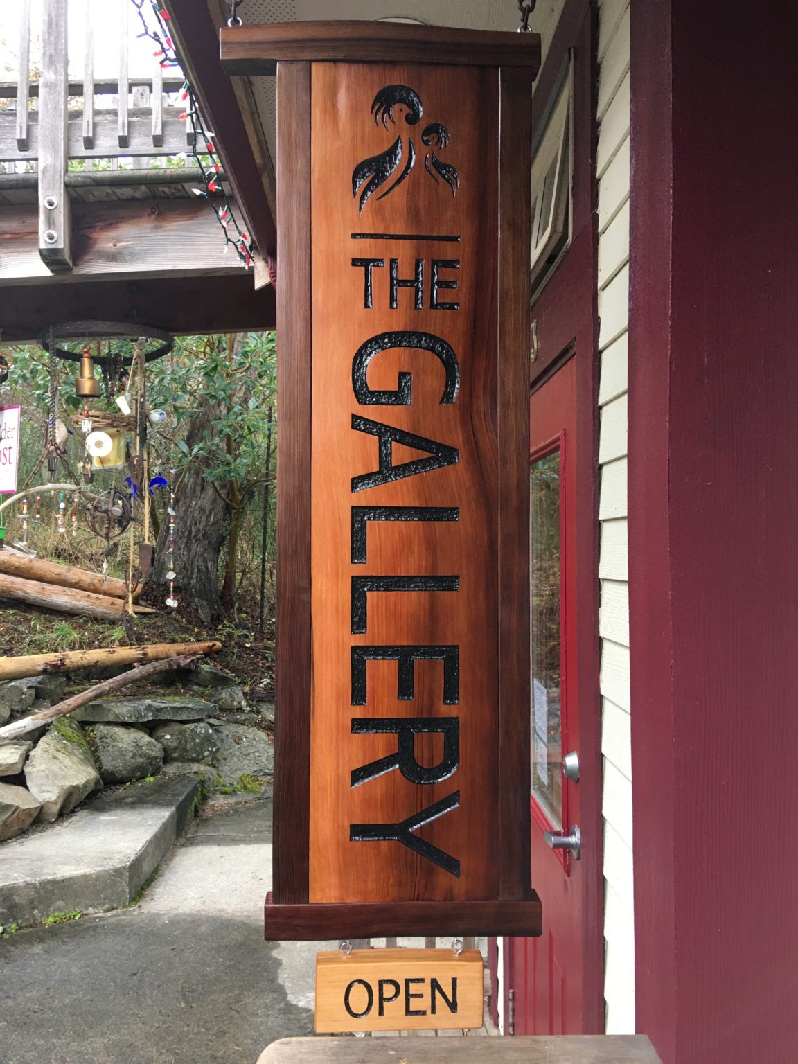 Gallery Sign – Thuja Wood Art – Reclaimed Cedar Furniture Wood Art ...