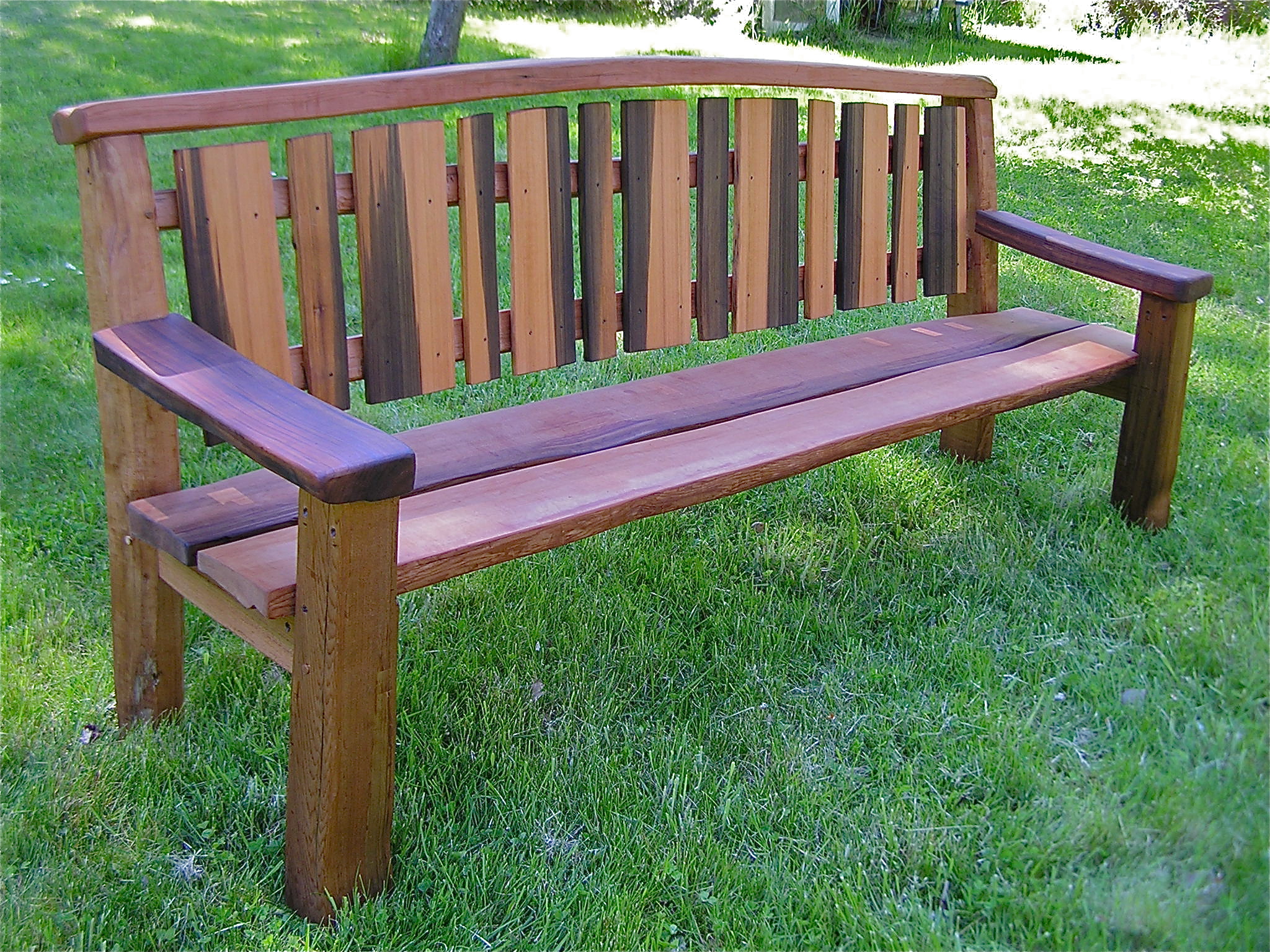 Reclaimed Cedar Benches - Thuja Wood Art - Reclaimed Cedar Furniture 