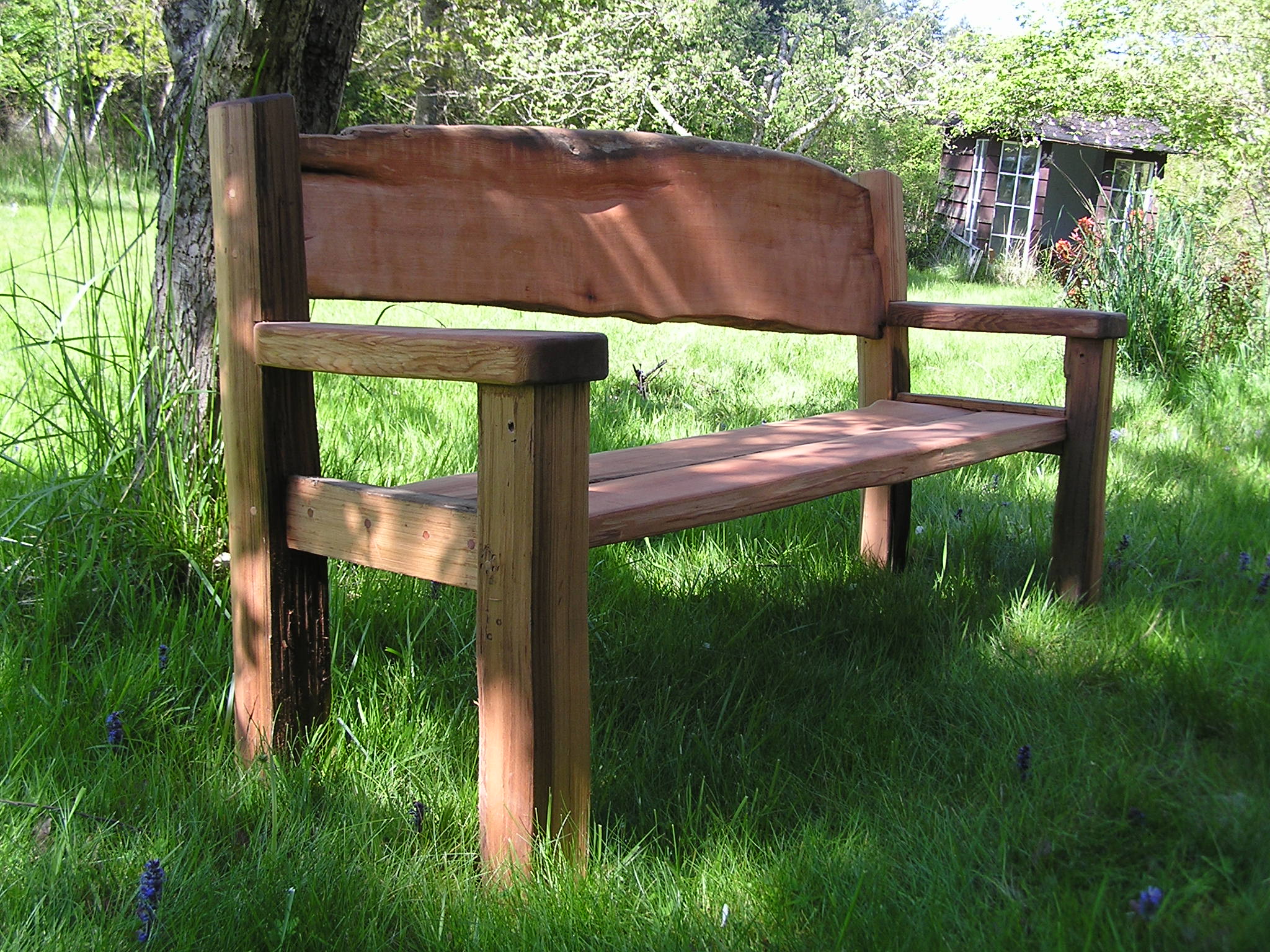 Reclaimed Cedar Benches - Thuja Wood Art - Reclaimed Cedar Furniture 